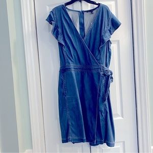 WHBM soft denim dress NWT